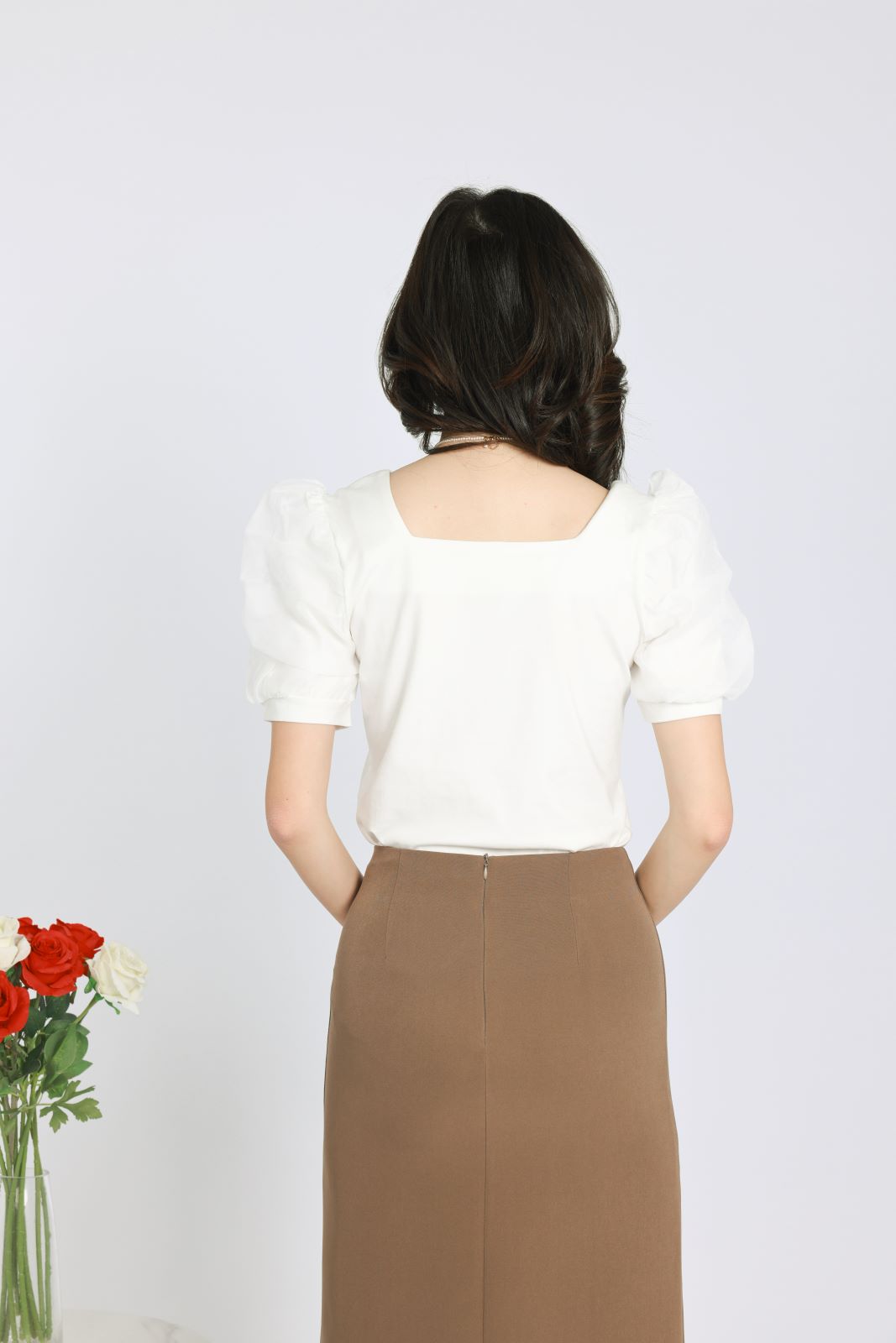 Iris Organza Blouse