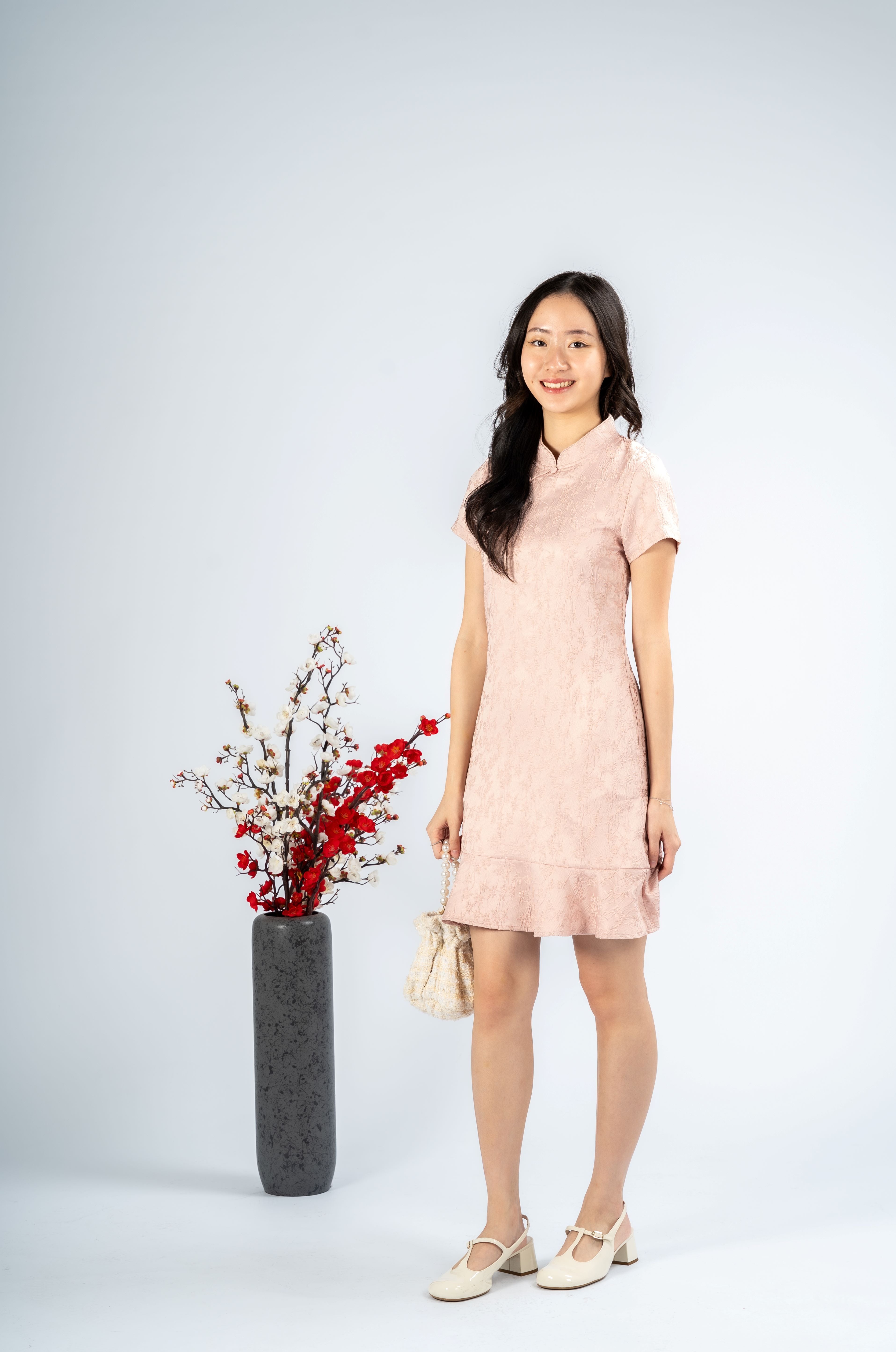Peony Cheongsam Dress