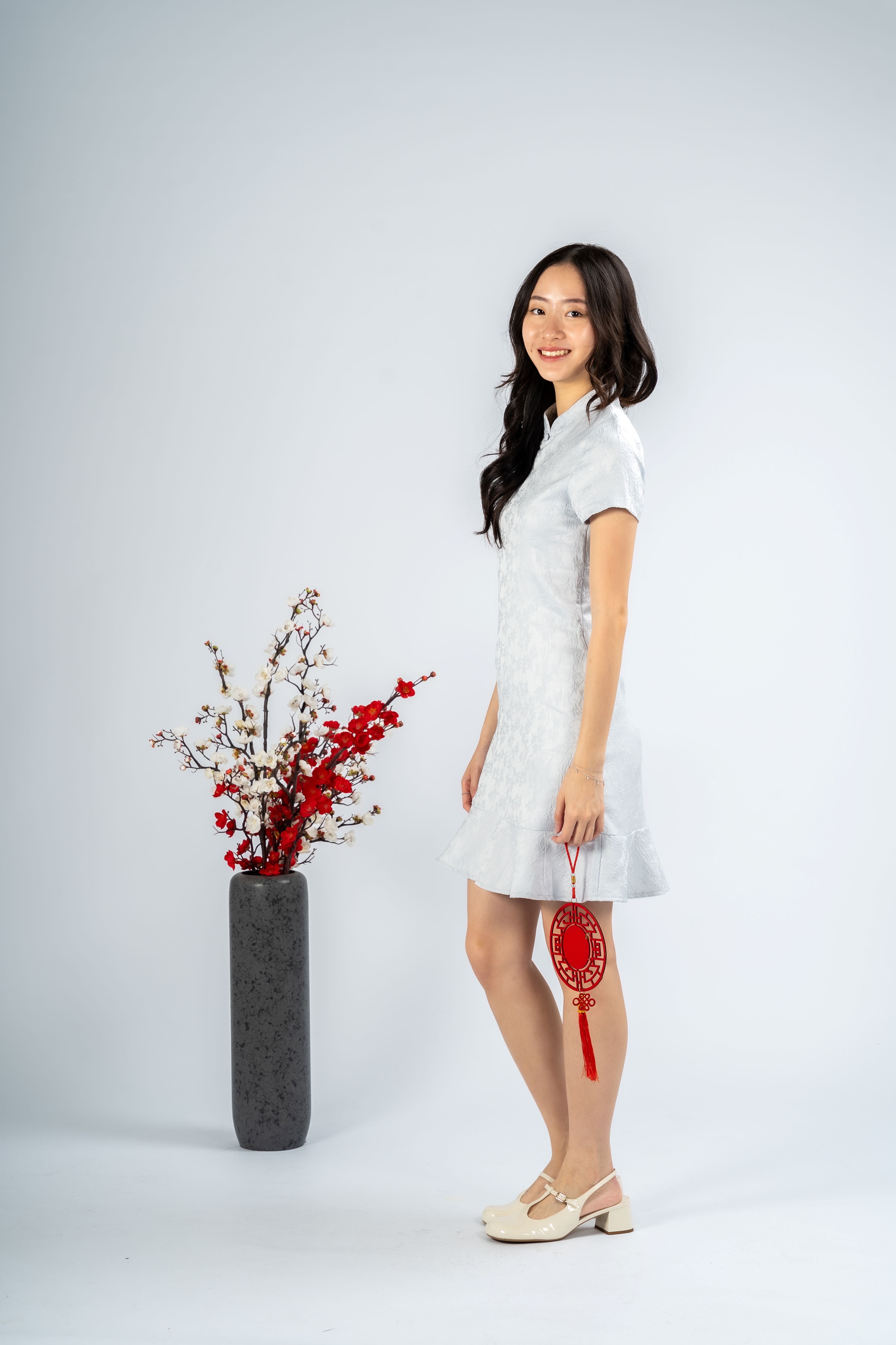 Peony Cheongsam Dress