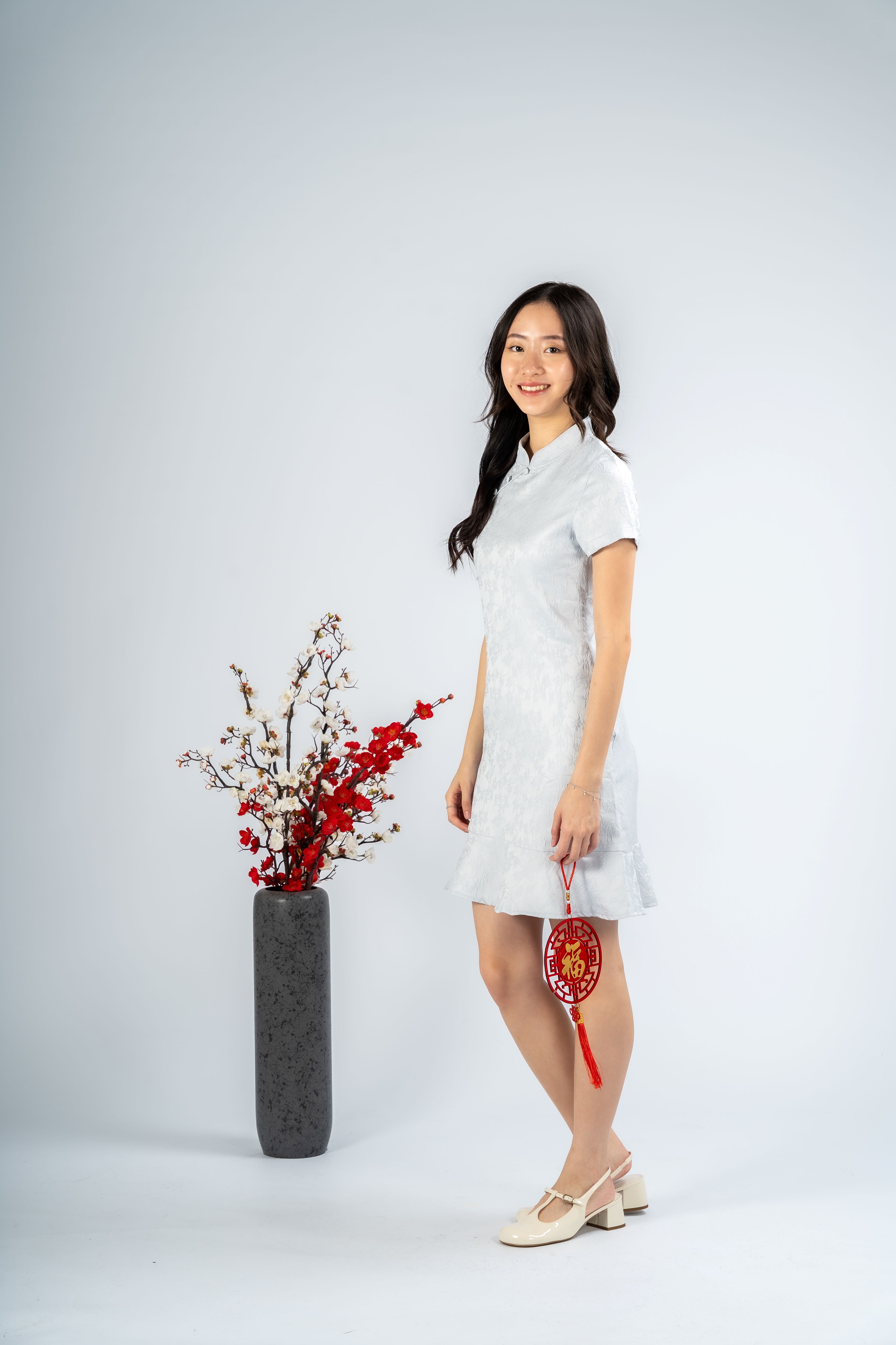 Peony Cheongsam Dress
