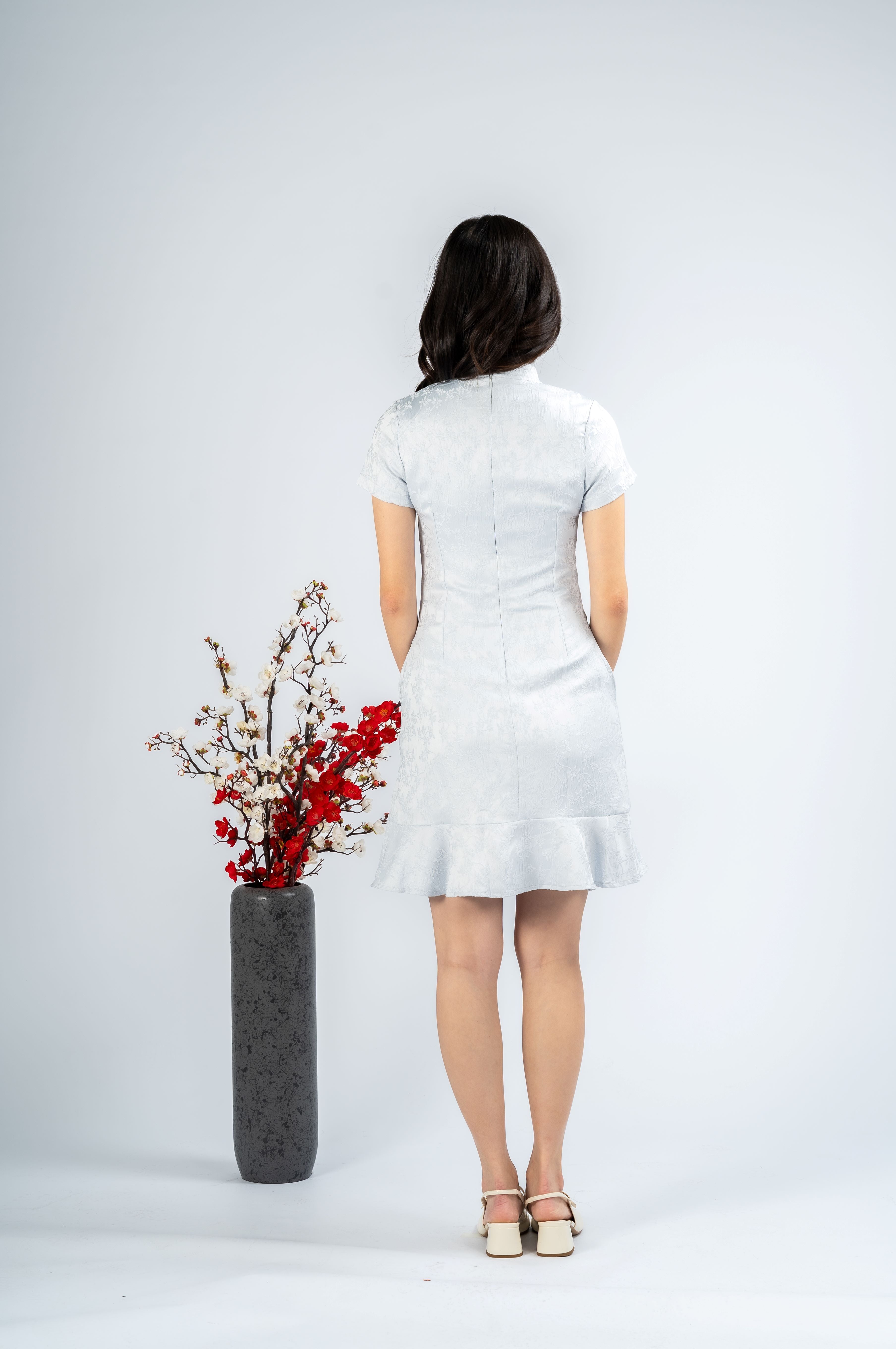 Peony Cheongsam Dress