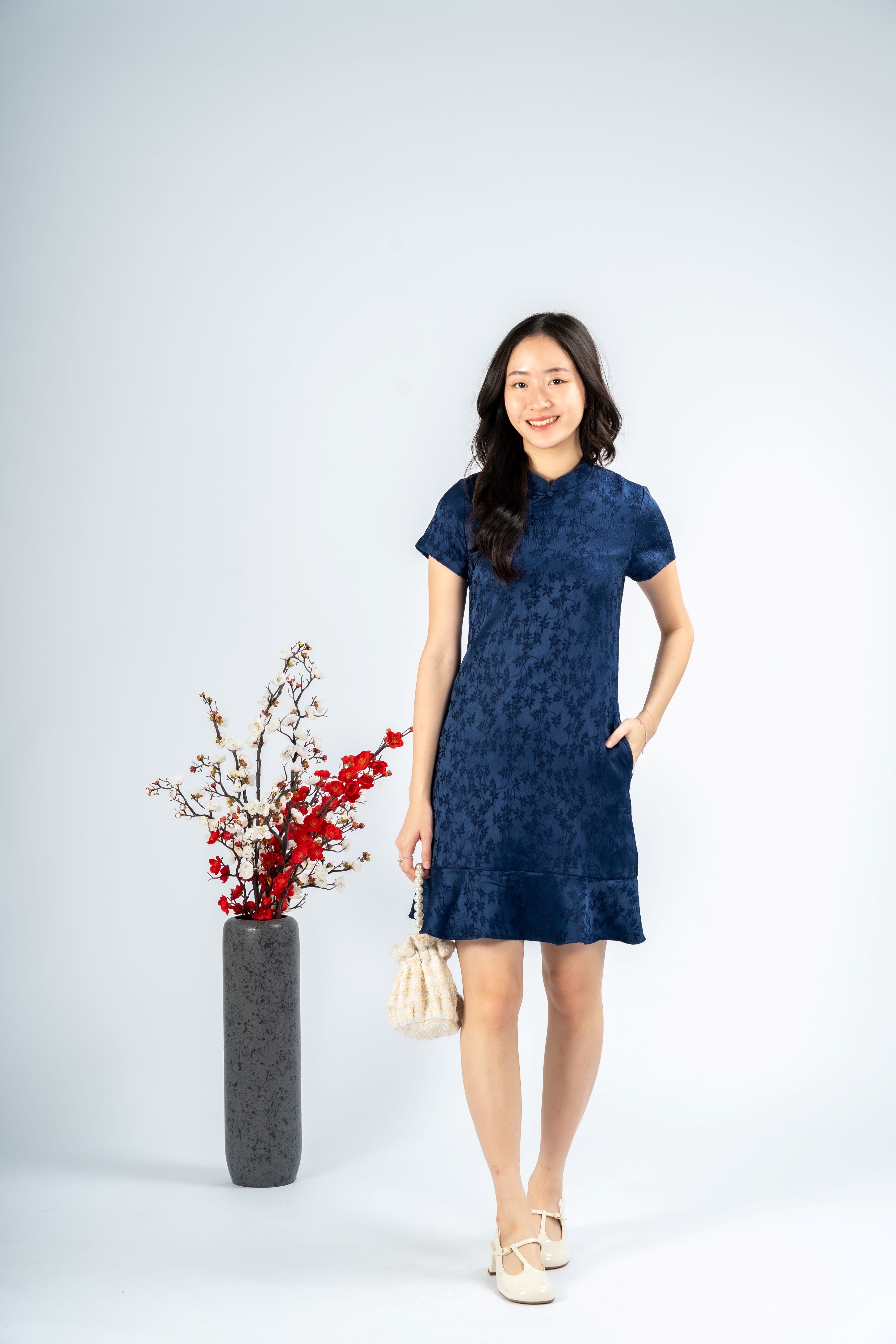 Peony Cheongsam Dress