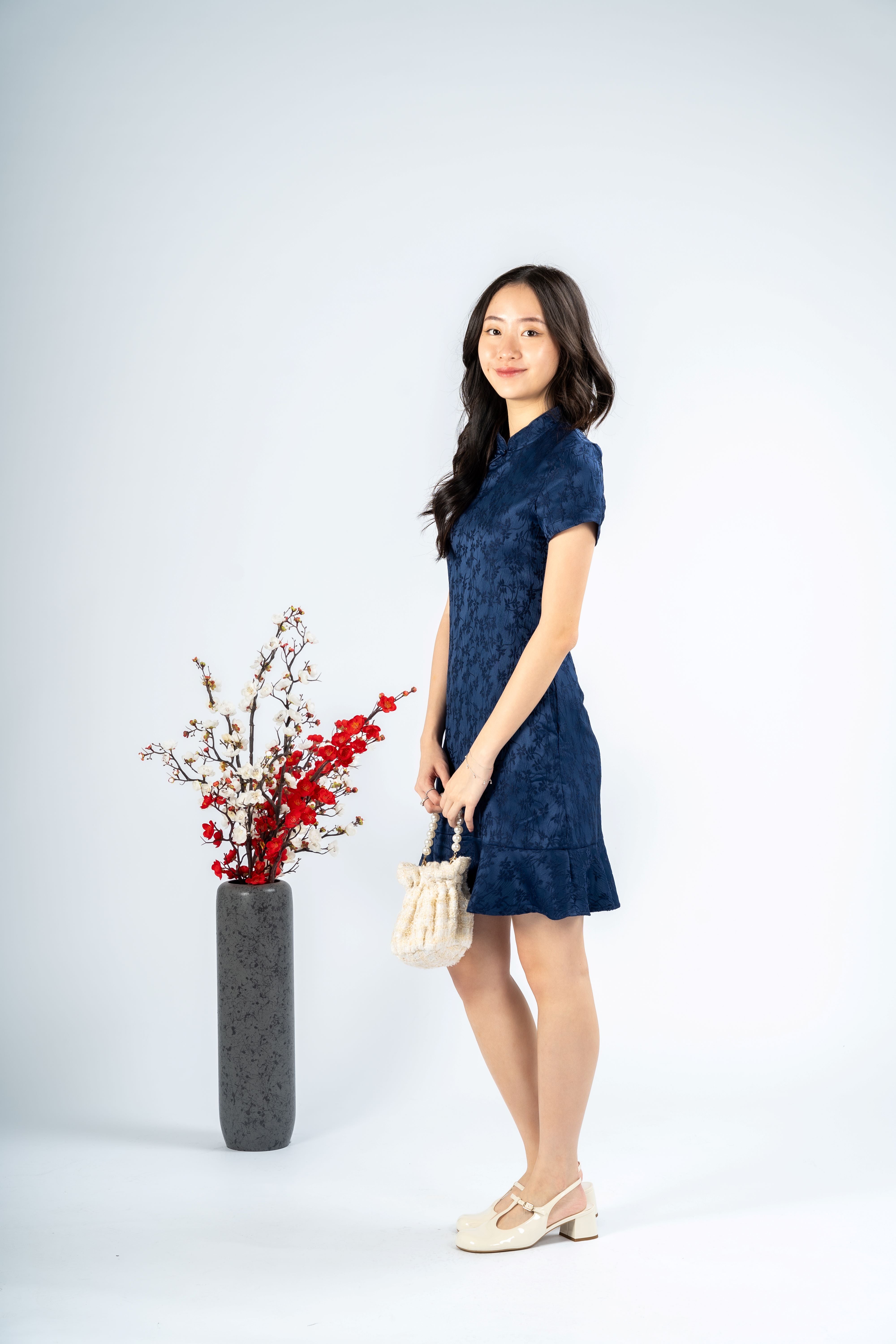 Peony Cheongsam Dress
