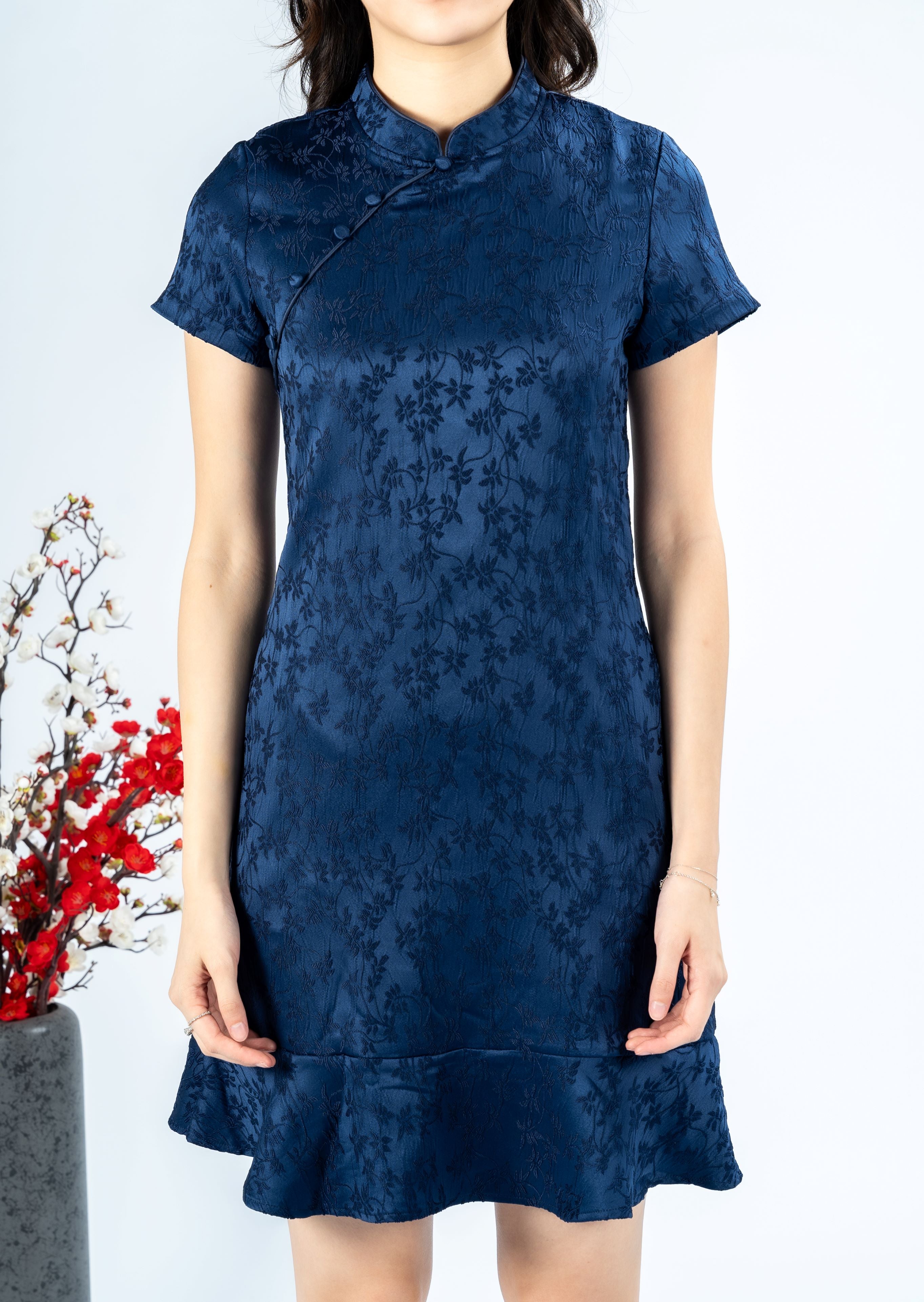 Peony Cheongsam Dress