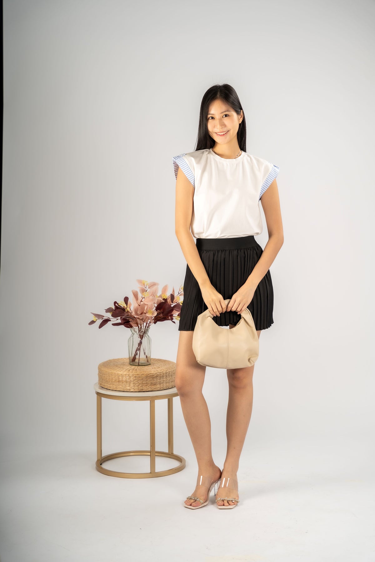 Tess Pleated Skirt